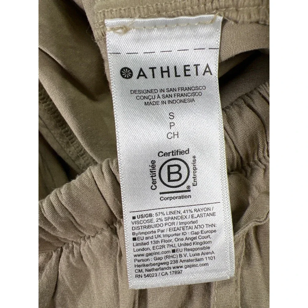 Athleta Women's Beige Paradise Bermuda Mid Rise Shorts - S - Picture 4 of 4